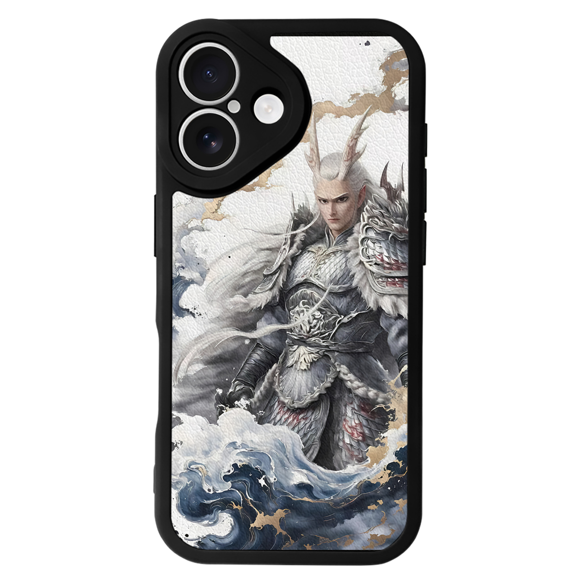 （画像用） Ne Zha 2 ナタ 魔童の大暴れ 【iPhone 16シリーズ対応】シリコンスマホケース（レザー調） 材質：シリコン